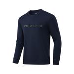 Унисекс свитшот Mizuno, темно-синий - фото