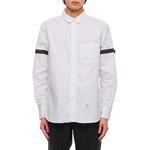 Длинная рубашка с пуговицами THOM BROWNE, белая - фото 5