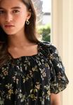 Платье Next SQUARE NECK BOHO TIERED , Navy Floral/Blue - фото 4