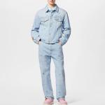 Мужская джинсовая куртка Louis Vuitton, голубой - фото 2