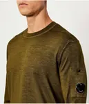 Шерстяной свитер Regular fit C.P. Company, зеленый - фото 4