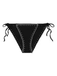 Плавки бикини с контрастной строчкой Marysia, черный - фото