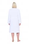 Ulla Popken Короткий халат в белом цвете - фото 3