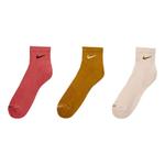 Носки Nike Everyday Plus Cushioned Training Ankle Socks (3 Pairs) 'Multi-Color', мультиколор - фото