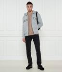 Толстовка мужская Guess Jeans на молнии, серый - фото 2