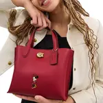 COACH Сумка-шоппер из гальки кожи - фото 6