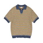 Поло свитер вязка унисекс COVERNAT, синий - фото