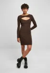 Платье-Футляр с вырезами Urban Classics, Brown - фото 2
