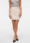 Джинсовая юбка VMWILD MITTLERE TAILLE - Mini skirt Vero Moda, белый - фото
