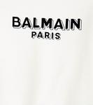 Толстовка из хлопкового джерси с логотипом Balmain, белый - фото 3