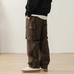 714STREET Брюки-карго унисекс, Темный Хаки - фото 14