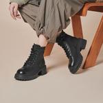 Ботинки Martin Boot женские Gemeiq, хаки - фото 7