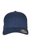 Бейсболка из хлопкового твила Flexfit, темно-синий - фото