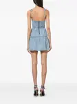 Джинсовое платье мини Shanti Alice + Olivia, синий - фото 4