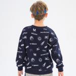 Детская толстовка Mizuno, темно-синий - фото 8