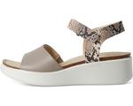 Туфли ECCO Flowt Wedge Cork Sandal, цвет Moonrock/Python - фото 4
