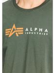 Футболка зеленого цвета Alpha Industries - фото 6