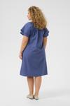 Платье оверсайз KAFFE CURVE Irsa, синий - фото 4