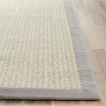 Ковер-дорожка SAFAVIEH, 77 x 610 см, Natural Fiber Collection, Grey Brown & Grey, дизайн Border Herringbone Sisal, простой уход, идеально для помещений с высокой проходимостью в гостиной, спальне (NF444A) - фото 4