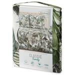 Постельное белье Eurofirany DAVOS, зеленый - ширина: 140 см - фото 2