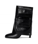Ботинки MICHAEL Michael Kors Dakota Heeled Bootie, черный - фото 4
