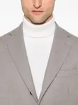 Костюм с однобортным пиджаком Eleventy, серый - фото 4