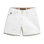 Шорты Superdry Vintage Mid Rise Cut Off, бежевый - фото 3