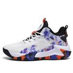 Кроссовки баскетбольные высокие Black Tailed Deer унисекс Чернохвостый олень, Белое море Синий - фото 9