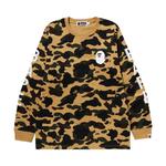 Лонгслив BAPE 1st Camo Long-Sleeve Tee 'Yellow' - фото