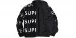 Куртка fw18 reversible fleece jacket black Supreme, черный - фото 3