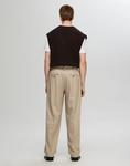 Брюки Selected Homme серо-бежевого цвета - фото 3