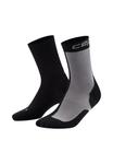 Носки CEP RUN COMPRESSION EDITION HALF&HALF MID CUT 5.0, Black Grey/Black - фото