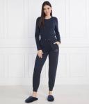 Кофта женская Emporio Armani домашняя с длинным рукавом, синий - фото 2