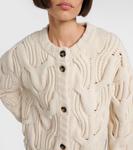 Вязаный шерстяной кардиган Bottega Veneta, String - фото 4