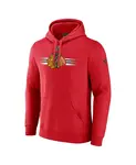 Мужская толстовка с капюшоном Chicago Hawks Authentic Pro Secondary Pullover Hoodie Fanatics - фото 2