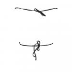 Черный купальник из эластана Karl Lagerfeld - фото 2