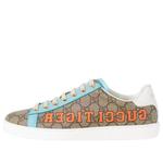 Кроссовки ace gg supreme ' tiger print' Gucci, бежевый - фото