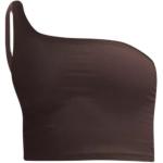 Топ-майка для женщин Moderate Lululemon, drip коричневый/espr - фото