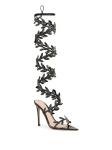 Gianvito Rossi босоножки Crystal Flavia 105, черный - фото 2