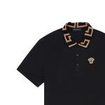 Футболка поло мужская черная VERSACE - фото 5