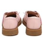 Противоскользящие амортизирующие детские кожаные туфли для детей Budding, розовый - фото 4
