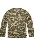 Лонгслив Brandit, цвет camouflage - фото
