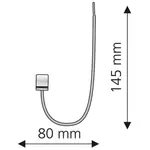 Подхват для штор для карнизов Ø 16 мм Liedeco, Chromfarben/matt - фото 2