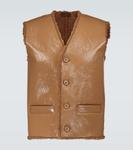 Жилет из овчины Prada - фото