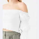 Узкая блузка Na-Kd, белый - фото 4