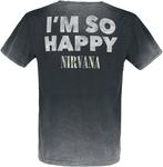 Футболка Nirvana I'm So Happy, серый - фото 2