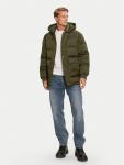 Пуховик стандартного кроя Wrangler, зеленый - фото 2