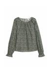 Блуза Marks & Spencer Blouse, Green Black/Green - фото 7