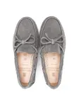 Туфли с миндалевидным носком Brunello Cucinelli Kids, серый - фото 3