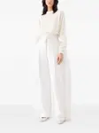 Вышитый укороченный свитер JACQUEMUS, белый - фото 2